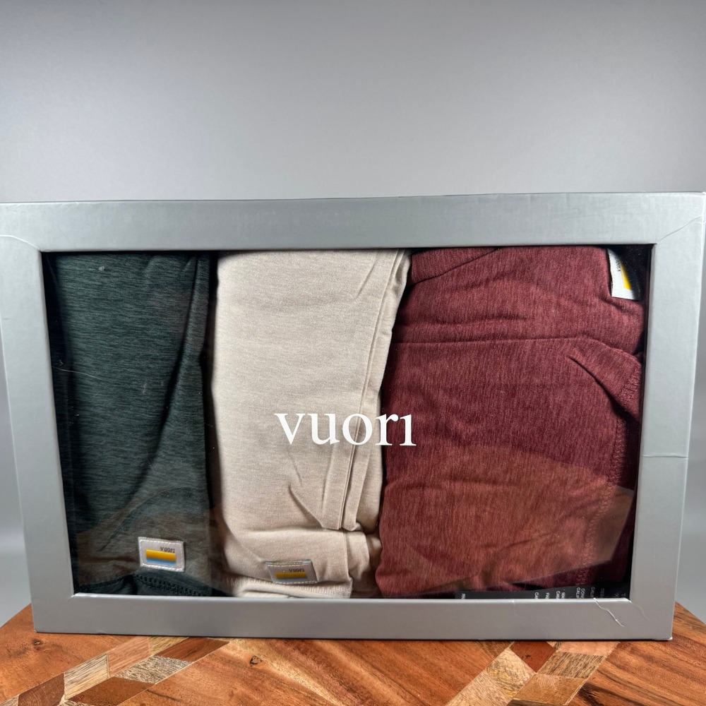 Vuori Strato Tech Tee Multipack V1155 Mens XL 3 Pack Heathered Shirts New